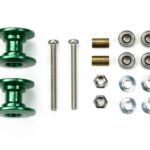 Tamiya 95606 Lightweight Double Aluminum Rollers (13-12mm/Green)