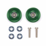 Tamiya 95612 13mm Aluminum Ball-Race Rollers (Ringless/Green)