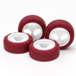 Tamiya 95634 Low Friction Small Dia. Narrow Tires (24mm) & 3-Spoke Wheels