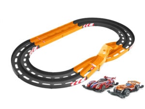 Tamiya 95638 Mini4WD Oval Home Circuit (Two-level Lane Change) + 18711 Trairong & 18715 CopperFang