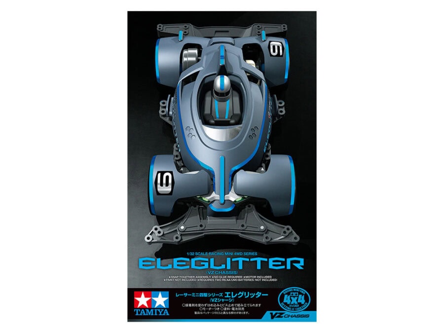 Tamiya 18100 1/32 Mini 4WD Eleglitter (VZ Chassis)：圖片 2