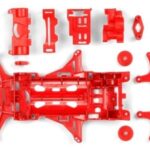 Tamiya 95354 1/32 Mini 4WD VS Reinforced Chassis Set (Red)