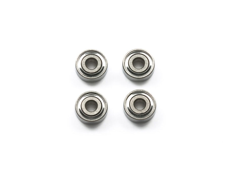 Tamiya 15519 Mini 4WD HG Round Hole Ball Bearings (4pcs.)：圖片 1