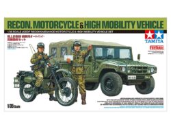 Tamiya 25188 1/35 JGSDF Recon Bike & HMV：圖片 2