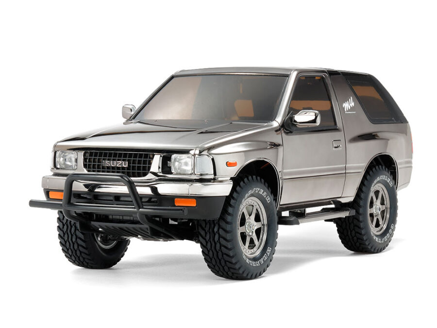 Tamiya 47383 1/10 R/C Isuzu mu Type X Black Metallic (CC-01)：圖片 1