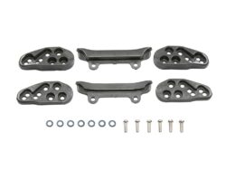 Tamiya 95461 1/32 Mini 4WD Low Friction Front Under Guard (Black)：圖片 2