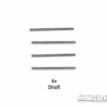 Tamiya 19804301 RC 2.6x27mm Shaft for TRF501X