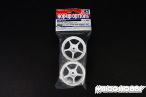 Tamiya 53232 1/10 Scale RC One-Piece Racing Spoke Wheels (1 Pair)：圖片 2