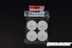 Tamiya 53914 RC White Dish Wheel 4pcs. (26mm Width, Offset 0)：圖片 2