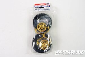 Tamiya 54484 RC Rock Block Tires w/2-Piece Mesh Wheels (CC-01)：圖片 2