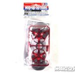 Tamiya 54552 Red Plated 2-Piece 6-Spoke Wheels(26mm Width,Offset +4)