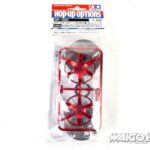 Tamiya 54553 Red Plated 2-Piece 6-Spoke Wheels(26mm Width,Offset +6)