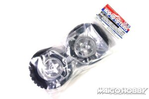Tamiya 54554 CC01 Rock Block Tires w/5 Spoke Wheels (2Pcs)：圖片 2