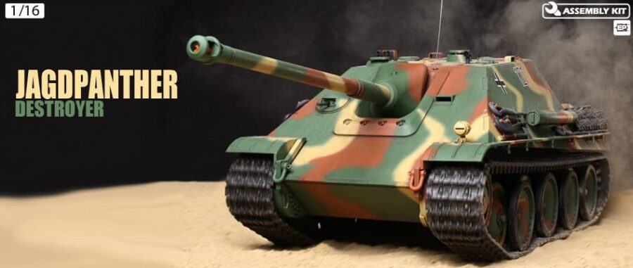 Tamiya 56024 RC German Jagdpanther (Late Version) Full Option Kit：圖片 1