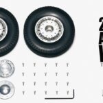 Tamiya 56512 RC 20-Spoke Aluminum Front Wheels (2pcs)