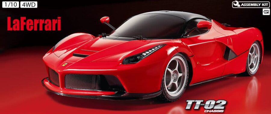 Tamiya 58582 1/10 LaFerrari TT-02 Kit：圖片 1