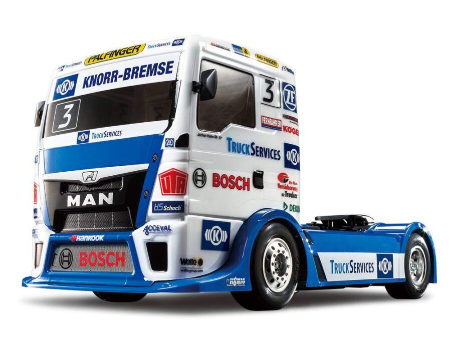 Tamiya 58632 1/14 R/C Team Hahn Racing MAN TGS (TT-01 Type-E)：圖片 1