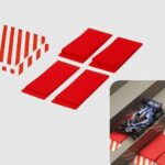 Tamiya 69572 1/32 Mini 4WD Washboard Section (5mm/10mm, 2pcs each)