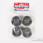 Tamiya 84152 RC 24mm Medium-Narrow 18-Spoke Wheels (Chrome/+0)