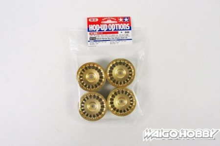 Tamiya 84155 RC 24mm Medium-Narrow Rally Dish Wheels (Gold/+0)