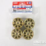 Tamiya 84156 RC M-Chassis 8-Spoke Wheels (Gold)