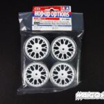 Tamiya 84249 RC 24mm Medium-Narrow Mesh Wheels White/Chrome Rim (+2)