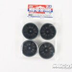 Tamiya 84253 RC 24mm Medium-Narrow Mesh Wheels Black/Chrome Rim (+2)