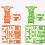 Tamiya 95248 1/32 Mini 4WD Super II Chassis Set (Fluorescent Orange/Green)