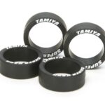 Tamiya 95323 1/32 Mini 4WD Super Hard Low-Profile Tire (Black)
