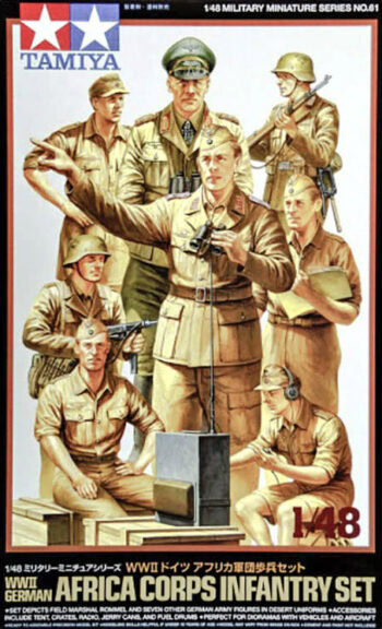 Tamiya 32561 1/48 WWII German Africa Corps Infantry Set:圖片 2