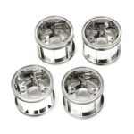 Tamiya 47411 WR-02CB T Parts (Wheel Rims) (Chrome Plated)