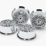 Tamiya 95531 Wire Spoke Wheels for Low-Profile Tires (Silver Plated)