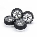 Tamiya 95117 Mini 4wd Fully Cowled 25th. Super Hard Tires & Matt Chrome Wheels