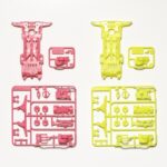 Tamiya 95249 1/32 Mini 4WD Super II Chassis Set (Fluorescent Pink/Yellow)