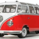 Tamiya 47420 RC Volkswagen Type 2 (T1) (M-06 Red & White Painted Body)