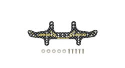 Tamiya 95136 HG Carbon Rear Multi Roller Setting Stay (1.5mm) J-Cup 2020 Gold Print：圖片 3