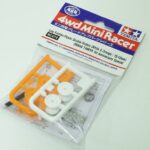 Tamiya 92374 1/32 Mini 4WD Low Friction Plastic Double Rollers (white & orange/13-12mm)