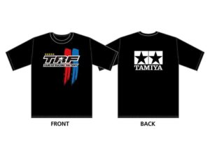 Tamiya 67293-67296 Tamiya Racing Factory Stripe Logo Quick-Drying T-Shirt A Type (Black)：圖片 2