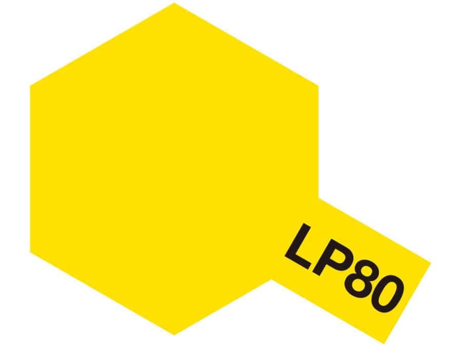 Tamiya 82180 Lacquer Paint LP-80 Flat Yellow：圖片 1