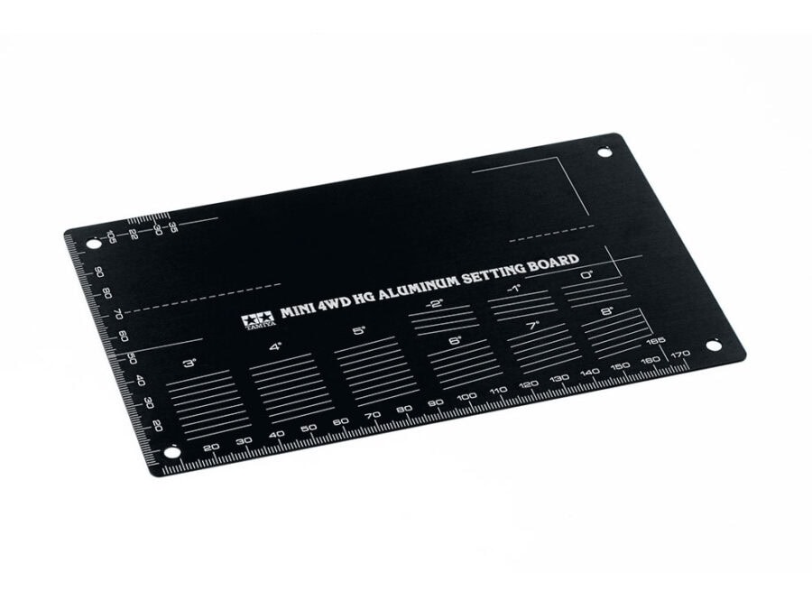 Tamiya 95507 Mini 4WD HG Aluminum Setting Board (Black)：圖片 1