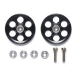 Tamiya 95498 HG Lightweight 19mm Aluminum Ball-Race Rollers (Ringless/Black)