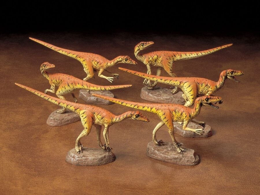 Tamiya 60105 Velociraptors - Pack of Six：圖片 1