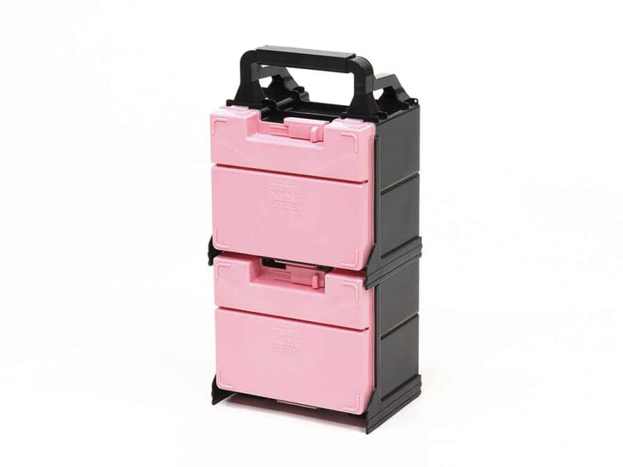 Tamiya 95547 Mini 4WD Portable Pit (Pink)：圖片 1