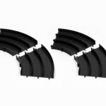 Tamiya 95522 Japan Cup Junior Circuit Curve Section Set (Black, 4pcs.)