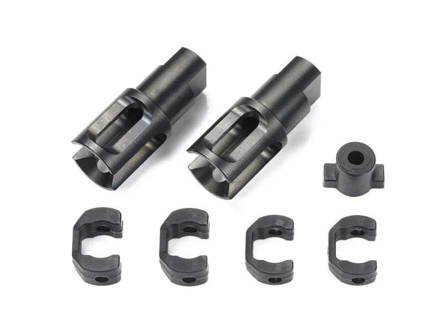 Tamiya 54934 TRF420 Steel Front Direct Cups (2pcs.)：圖片 1