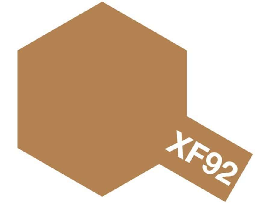 Tamiya 81792 Acrylic Paint Mini XF-92 Yellow-Brown (DAK 1941)：圖片 2