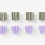 Tamiya 15289 8T Metal & Plastic Pinion Gear Set (4pcs. each)