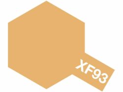 Tamiya 81793 Acrylic Paint Mini XF-93 Light Brown (DAK 1942)：圖片 2
