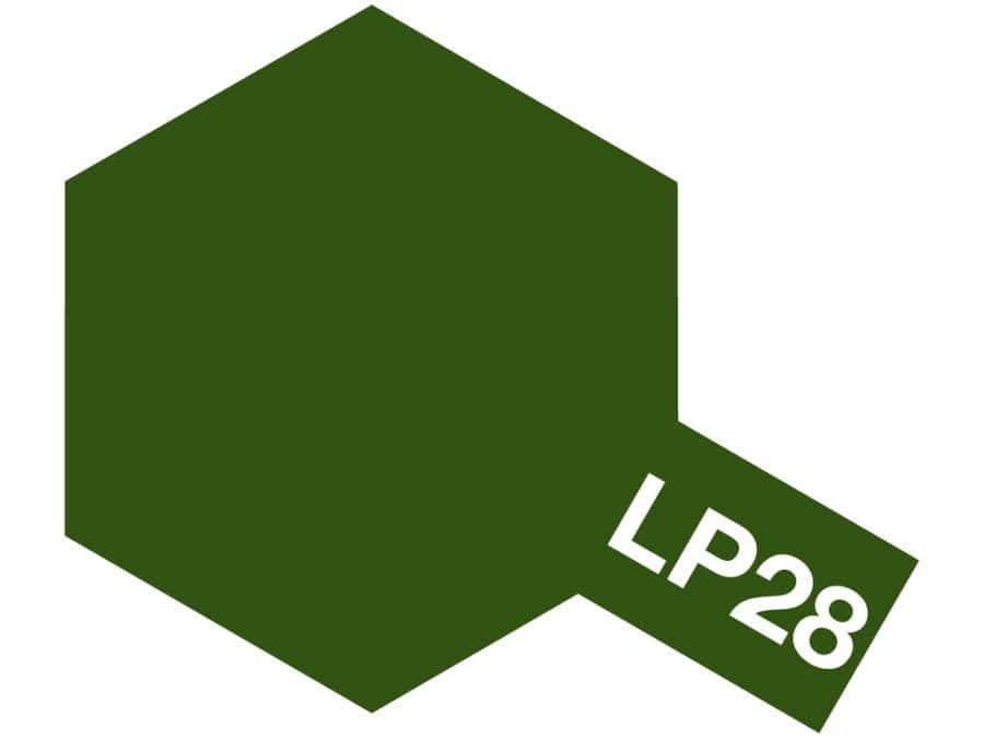 Tamiya 82128 Lacquer Paint LP-28 Olive Drab：圖片 1