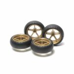 Tamiya 15368 Large Dia. Narrow Lightweight Wheels (w/Arched Tires)